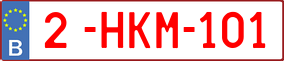 Truck License Plate